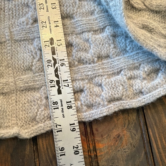 Sarah Spencer Womens Cardigan Shrug Sweater Cable Knit Wool Blend - Picture 4 of 7